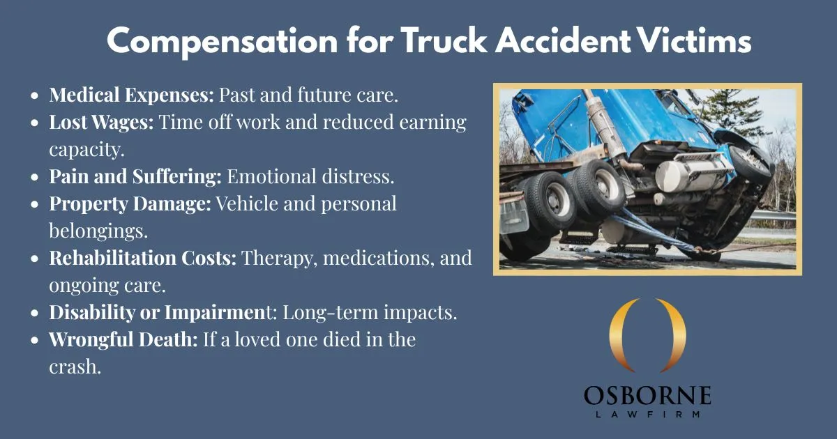 truck accident infographic